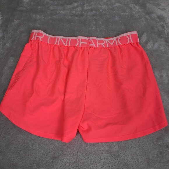 Under Armour UA Women’s Play‎ Up 2.0 Shorts Pink Size Small - Picture 10 of 10